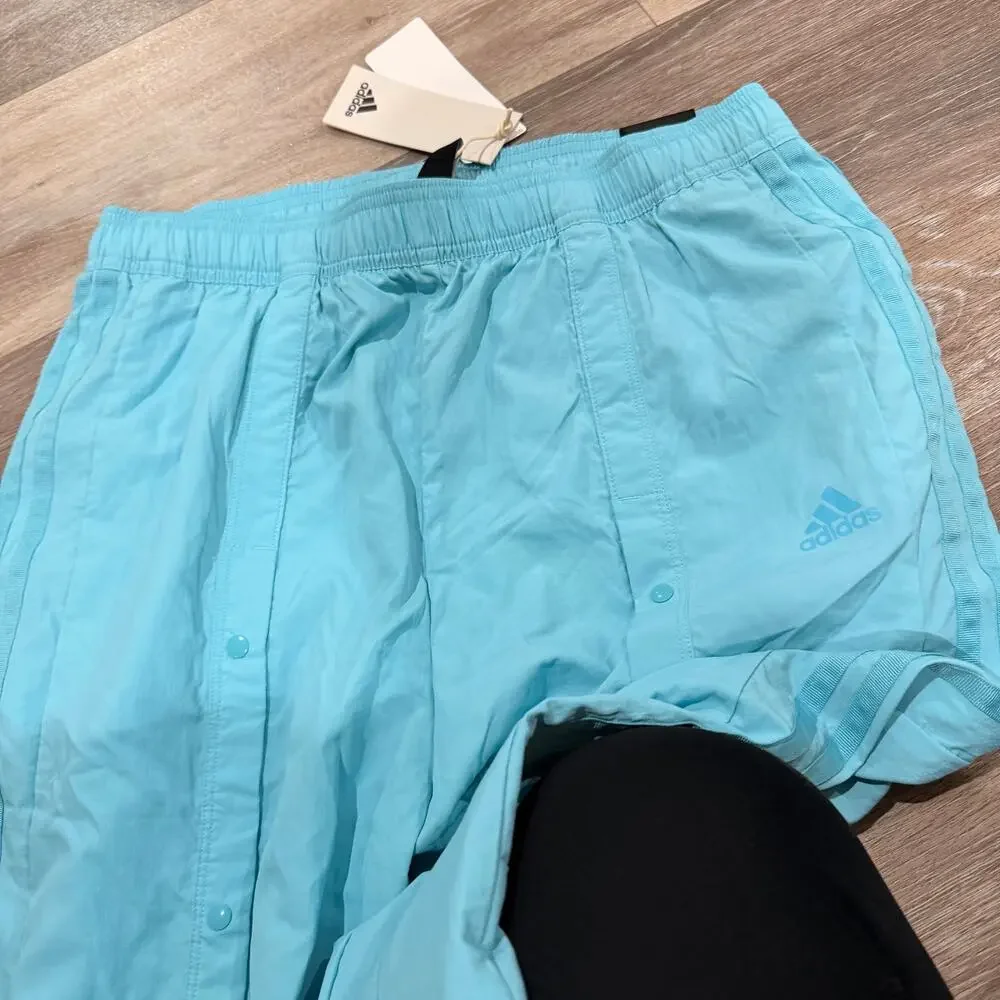 Adidas Aqua Button Tack Pants Size Medium - Picture 3 of 5